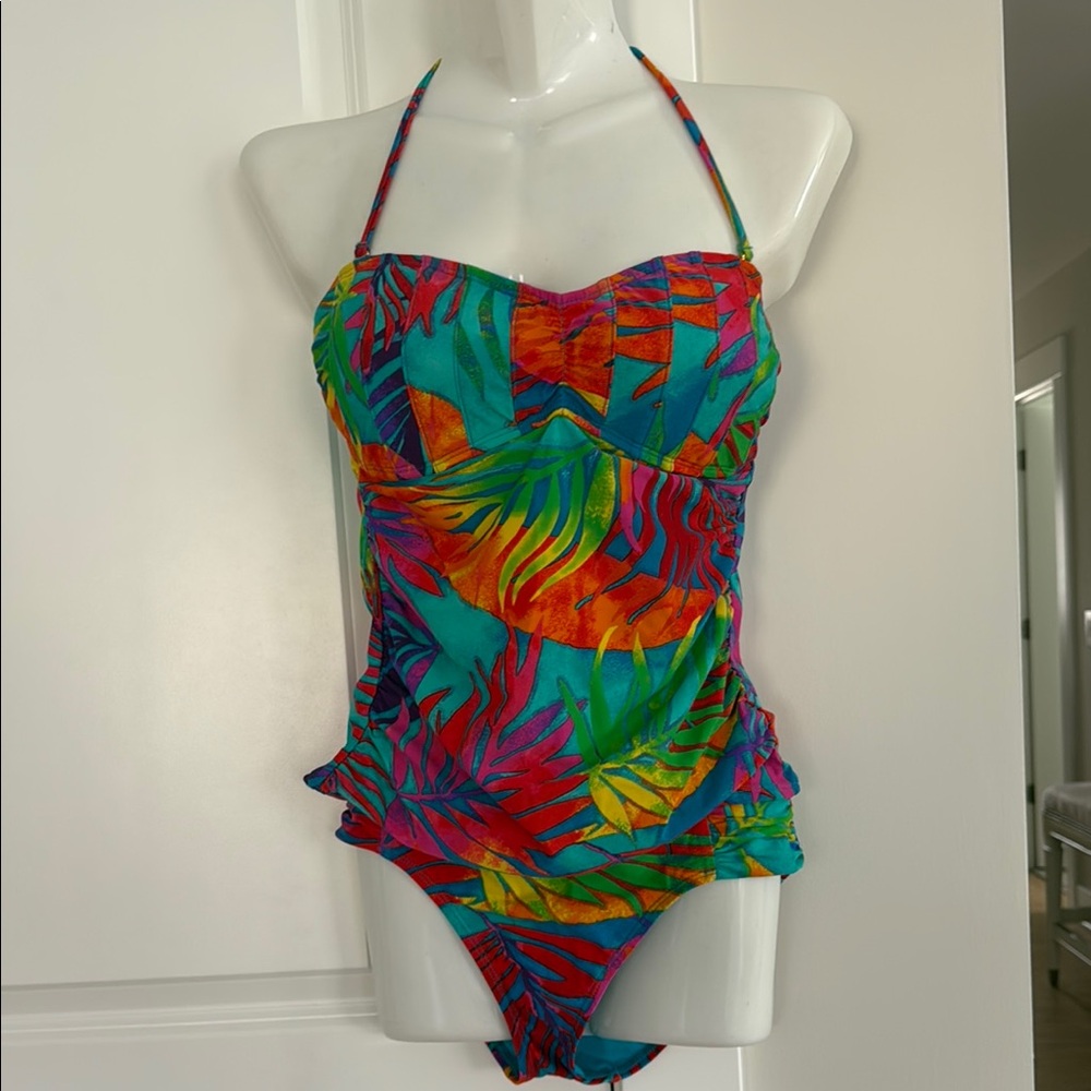 Vibrant LaBlanca Two Piece Swimsuit with Tropical Flair